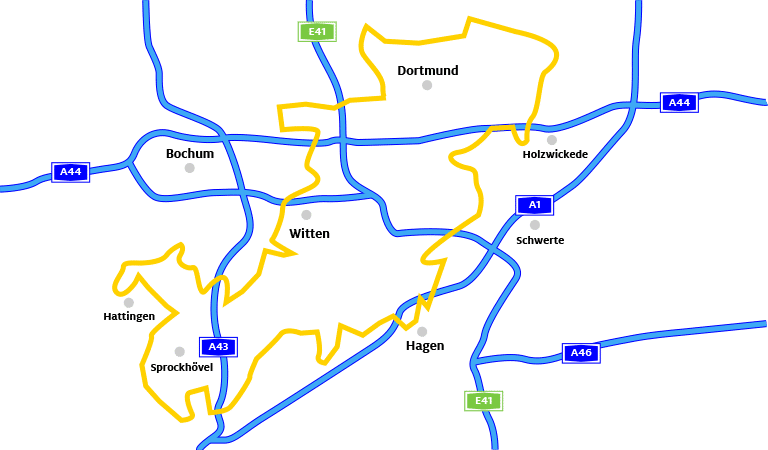 Cabrio Tour durch das südliche Ruhrgebiet Cabrio Tour durch das südliche Ruhrgebiet